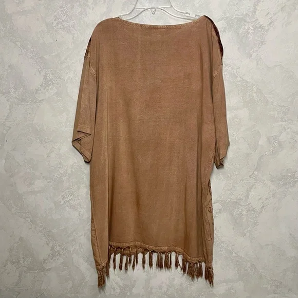 Just Cruising western embroidered shirt with fringe - Picture 3 of 8